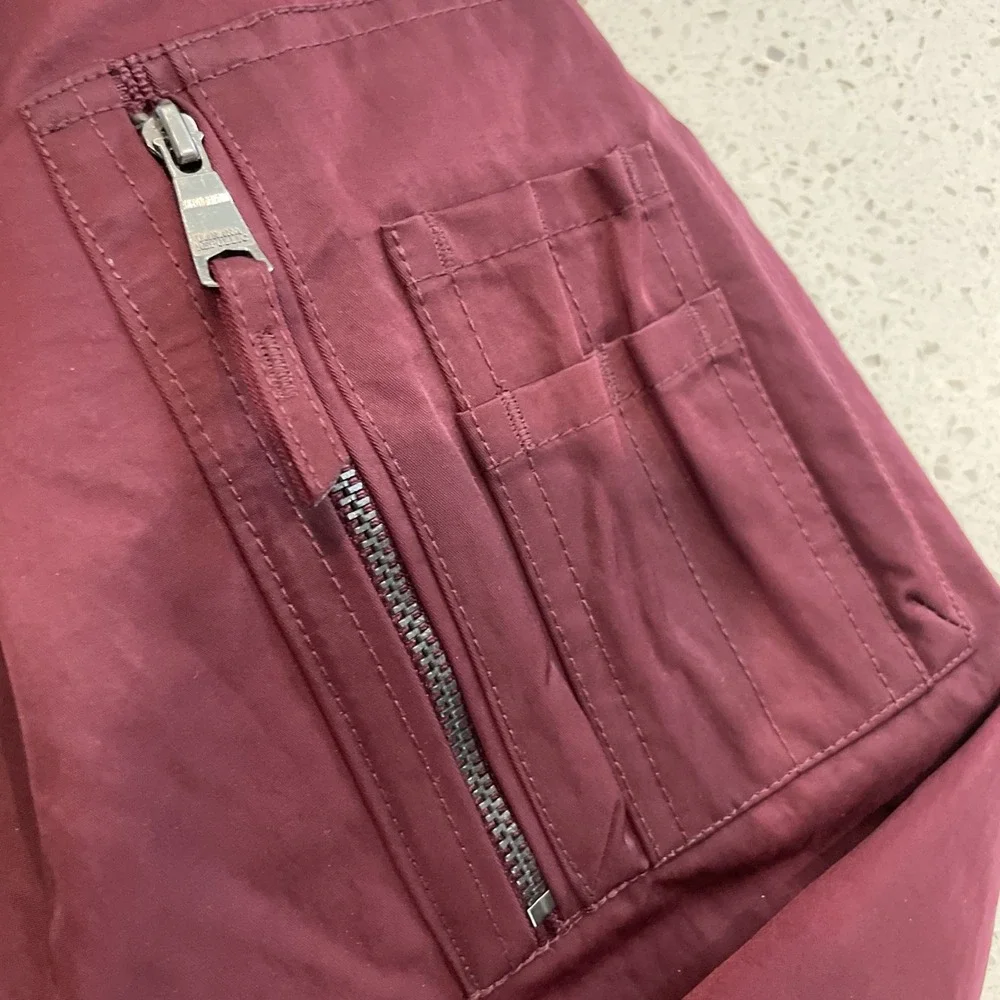 NWT Banana Republic Men's Size‎ Small Water Resistant Maroon Jacket